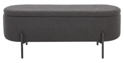 Bankje Clent Bouclé, 110cm