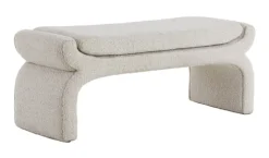 Bankje Nafya Bouclé, 119cm