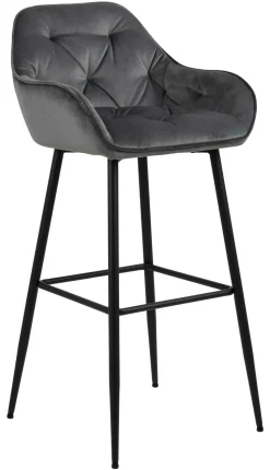 Barkruk Loren Velvet (zithoogte 79cm)