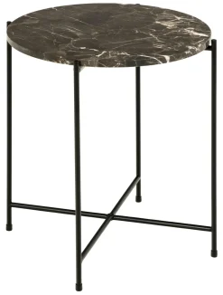 Bijzettafel Carolien Bruin Marmer