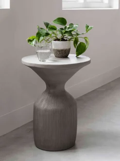Bijzettafel Flora, 51cm, kleur Olijf