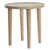 Bijzettafel Qiano Mangohout, 45cm, kleur Naturel