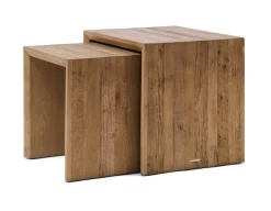 Bijzettafel Sant Mateu Eikenhout, Set van 2 stuks