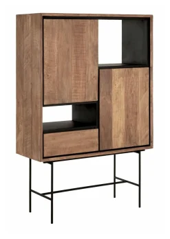 Boekenkast Metropole Teakhout, 150 x 100cm