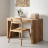 Bureau Bliss Teakhout en mortex, 120 x 60cm