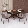 Deens Ovale Eettafel Lowen Mangohout