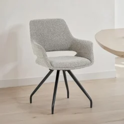 Draaibare Eetkamerstoel Capp Geweven stof