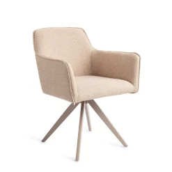 Draaibare Eetkamerstoel Hofu Turn Beige