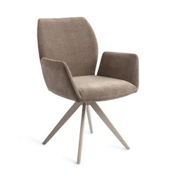 Draaibare Eetkamerstoel Misaki Turn Beige