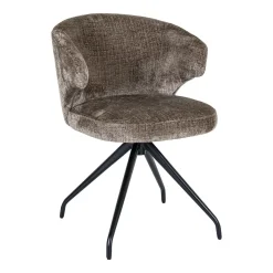 Draaibare Eetkamerstoel Milly Chenille