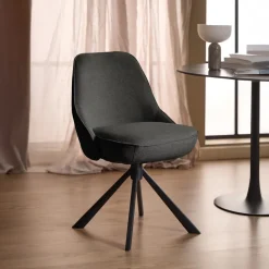 Draaibare Eetkamerstoel Shavana Chenille