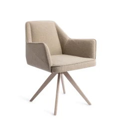 Draaibare Eetkamerstoel Tome Turn Beige