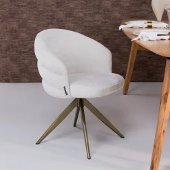 Draaibare Eetkamerstoel Zendaya Chenille