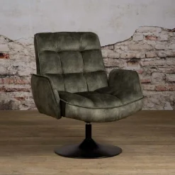 Draaibare Fauteuil Tropea Velvet
