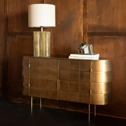 Dressoir Hanna 117cm, kleur Goud