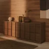 Dressoir Onix Notenfineer, 200cm