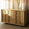 Dressoir Raster Essenhout, 120cm