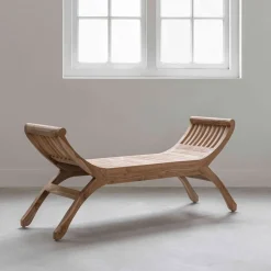 Eetkamerbank Cleopatra Teakhout, 105cm