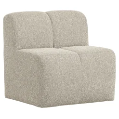 Eetkamerbank Mojo Bouclé, 84cm, kleur Beige Melange