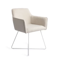 Eetkamerstoel Hofu Cross White