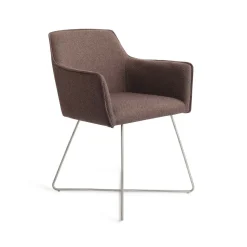 Eetkamerstoel Hofu Cross Steel