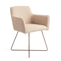 Eetkamerstoel Hofu Cross Rose Gold