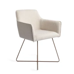 Eetkamerstoel Hofu Cross Rose Gold