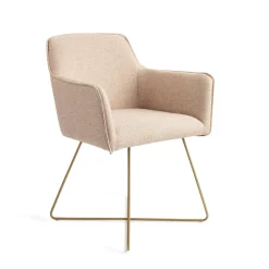 Eetkamerstoel Hofu Cross Gold