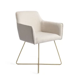 Eetkamerstoel Hofu Cross Gold