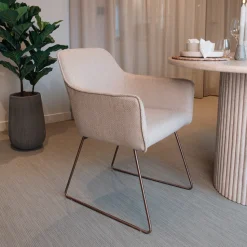 Eetkamerstoel Hofu Slide Rose Gold
