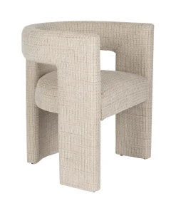 Eetkamerstoel Medina Geweven stof, kleur Beige
