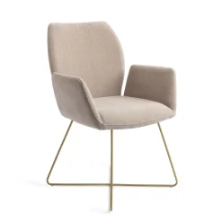 Eetkamerstoel Misaki Cross Gold