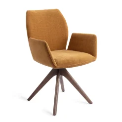 Eetkamerstoel Misaki Revolve Oak Walnut