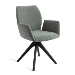 Eetkamerstoel Misaki Revolve Oak Black