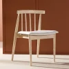Eetkamerstoel Neomi Rubberhout, kleur Whitewash