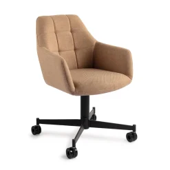 Eetkamerstoel Noto Caster Black
