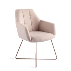 Eetkamerstoel Noto Cross Rose Gold