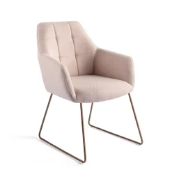 Eetkamerstoel Noto Slide Rose Gold