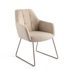 Eetkamerstoel Noto Slide Rose Gold