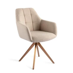 Eetkamerstoel Noto Turn Rose Gold, Draaibaar