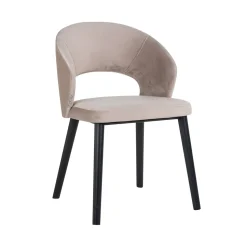 Eetkamerstoel Savoy Velvet, kleur Khaki