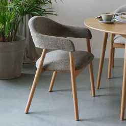 Eetkamerstoel Shenae Bouclé
