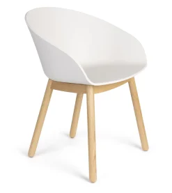 Eetkamerstoel Void Eiken en gerecycled PP