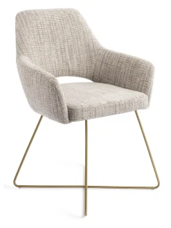 Eetkamerstoel Yanai Cross Gold