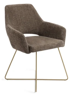 Eetkamerstoel Yanai Cross Gold