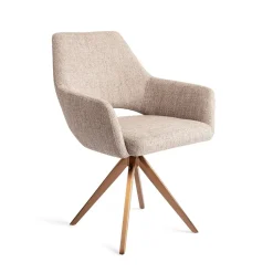 Eetkamerstoel Yanai Turn Rose Gold, Draaibaar