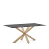 Eettafel Argo Glas, 160 x 90cm, kleur Naturel
