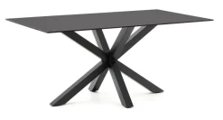 Eettafel Argo Glas, kleur Zwart