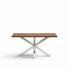 Eettafel Argo Verouderd Eikenfineer, 160 x 90cm