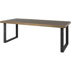 Eettafel Bloomville Lederlook